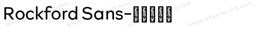 Rockford Sans字体转换